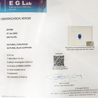 2.03 Ct. Blue Sapphire from Ceylon (Sri Lanka) Scan Report