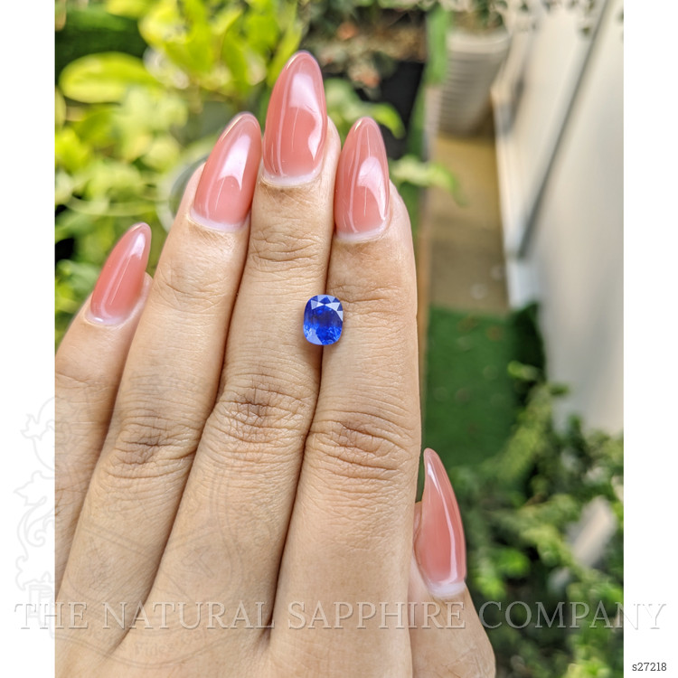 2.03 Ct. Blue Sapphire from Ceylon (Sri Lanka)