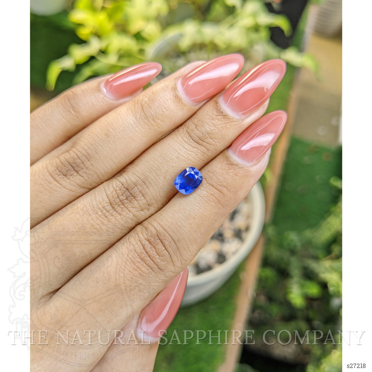 2.03 Ct. Blue Sapphire from Ceylon (Sri Lanka)