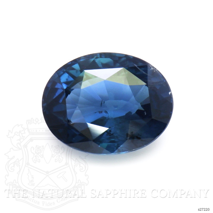 3.12 Ct. Greenish Blue Sapphire from Ceylon (Sri Lanka)