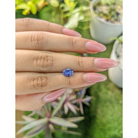 1.32 Ct. Violet Sapphire from Ceylon (Sri Lanka) Life Style