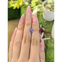 1.32 Ct. Violet Sapphire from Ceylon (Sri Lanka) Life Style
