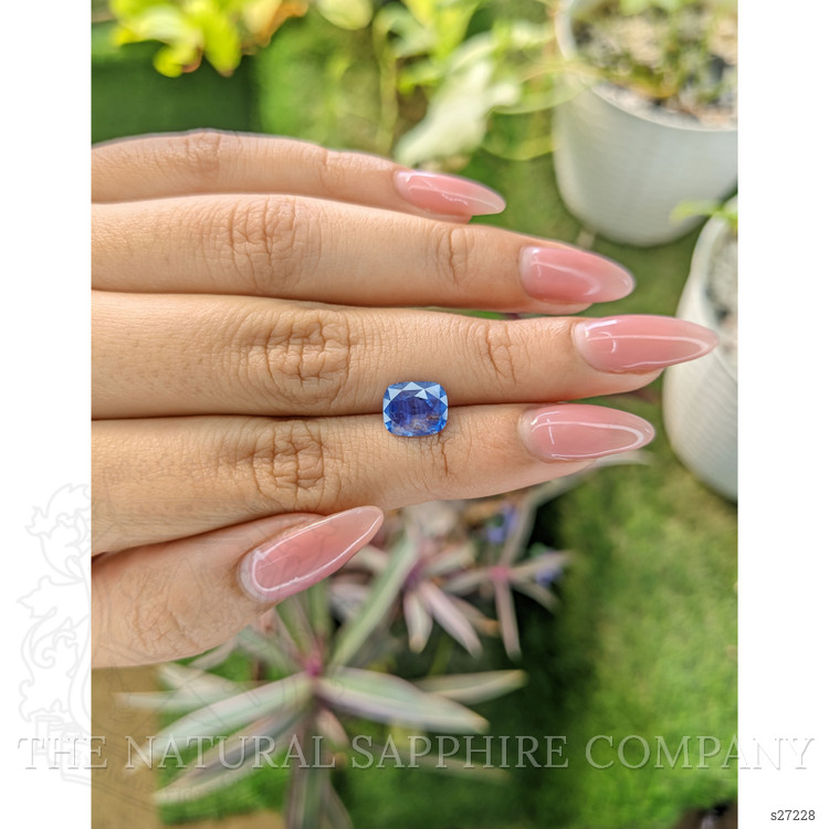 2.34 Ct. Blue Sapphire from Ceylon (Sri Lanka)