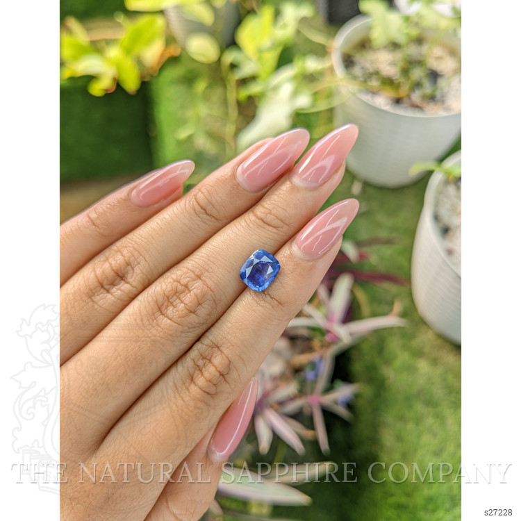 2.34 Ct. Blue Sapphire from Ceylon (Sri Lanka)