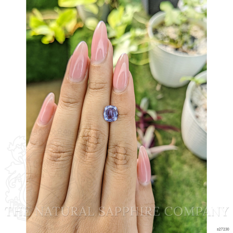 2.09 Ct. Violet Sapphire from Ceylon (Sri Lanka)