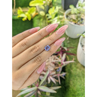 2.09 Ct. Violet Sapphire from Ceylon (Sri Lanka) Life Style