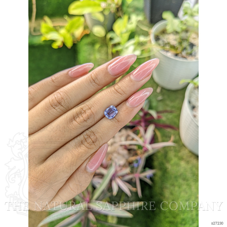 2.09 Ct. Violet Sapphire from Ceylon (Sri Lanka)