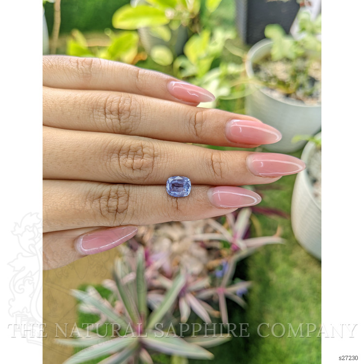 2.09 Ct. Violet Sapphire from Ceylon (Sri Lanka)
