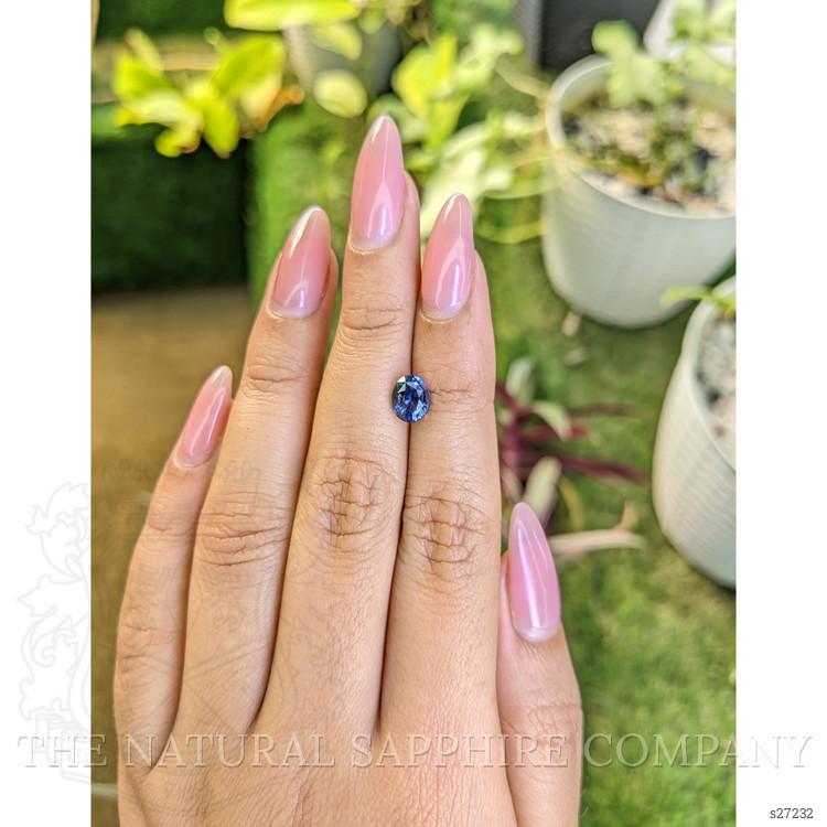 1.54 Ct. Blue Sapphire from Ceylon (Sri Lanka)