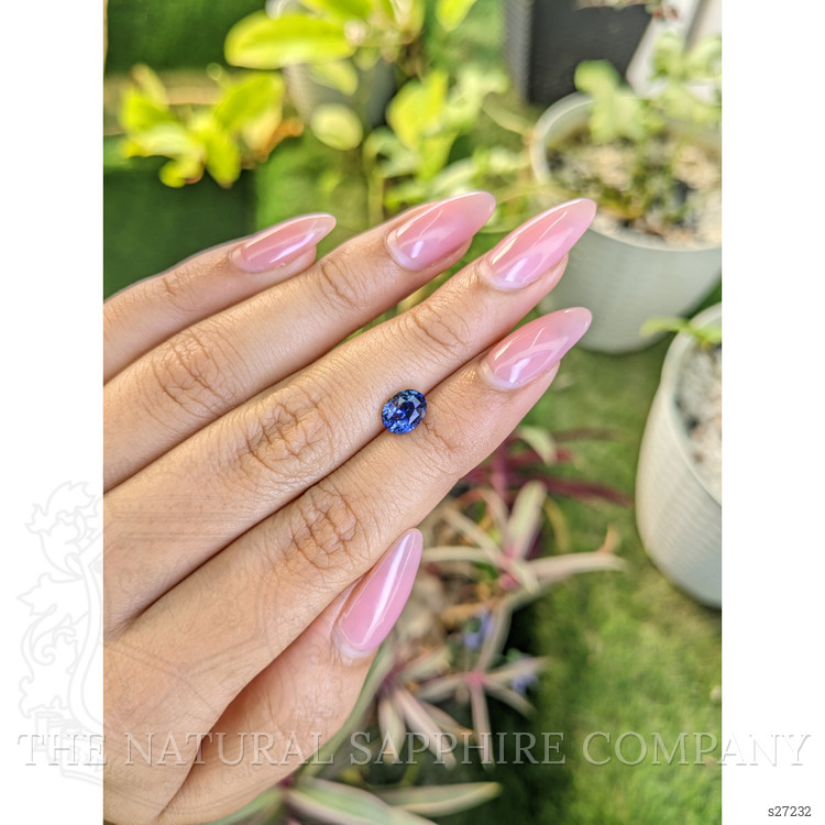 1.54 Ct. Blue Sapphire from Ceylon (Sri Lanka)