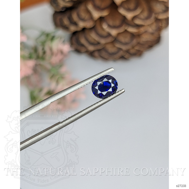 1.68 Ct. Blue Sapphire from Ceylon (Sri Lanka)