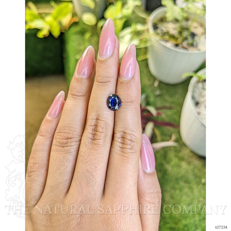 2.80 Ct. Blue Sapphire from Ceylon (Sri Lanka)