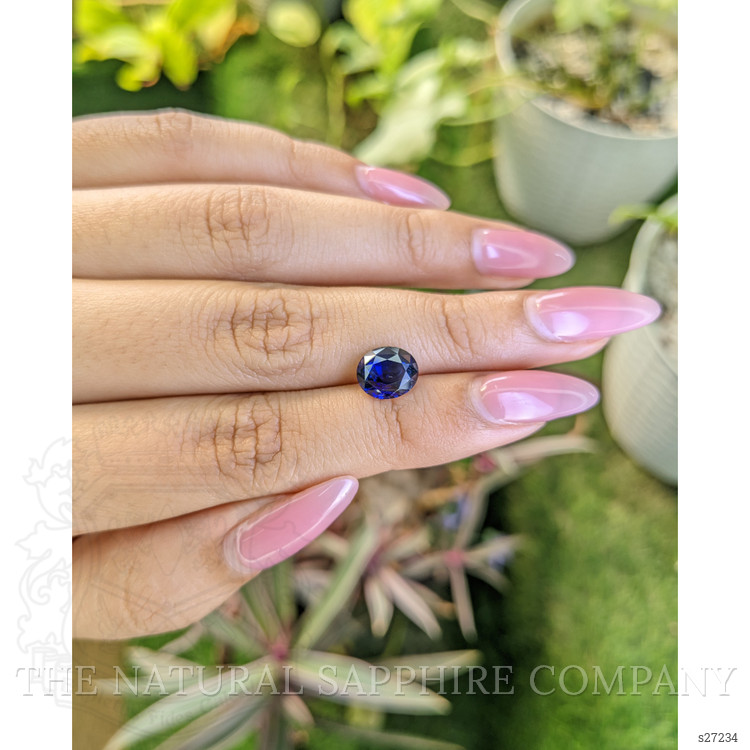 2.80 Ct. Blue Sapphire from Ceylon (Sri Lanka)