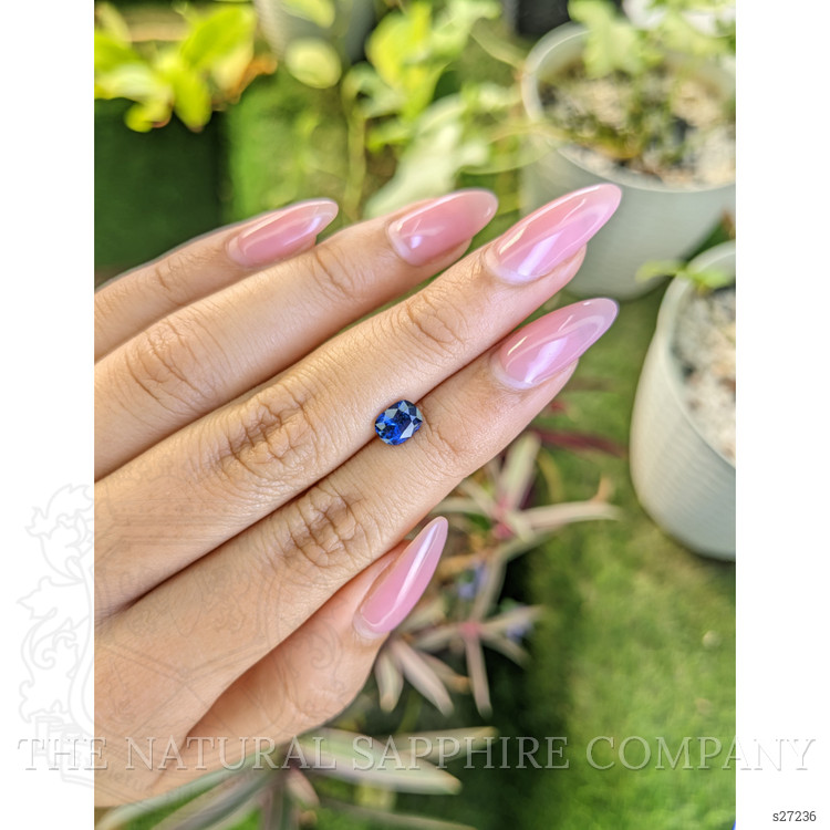 1.20 Ct. Blue Sapphire from Ceylon (Sri Lanka)