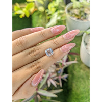 2.58 Ct. White Sapphire from Ceylon (Sri Lanka) Life Style