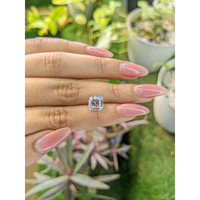 2.58 Ct. White Sapphire from Ceylon (Sri Lanka) Life Style