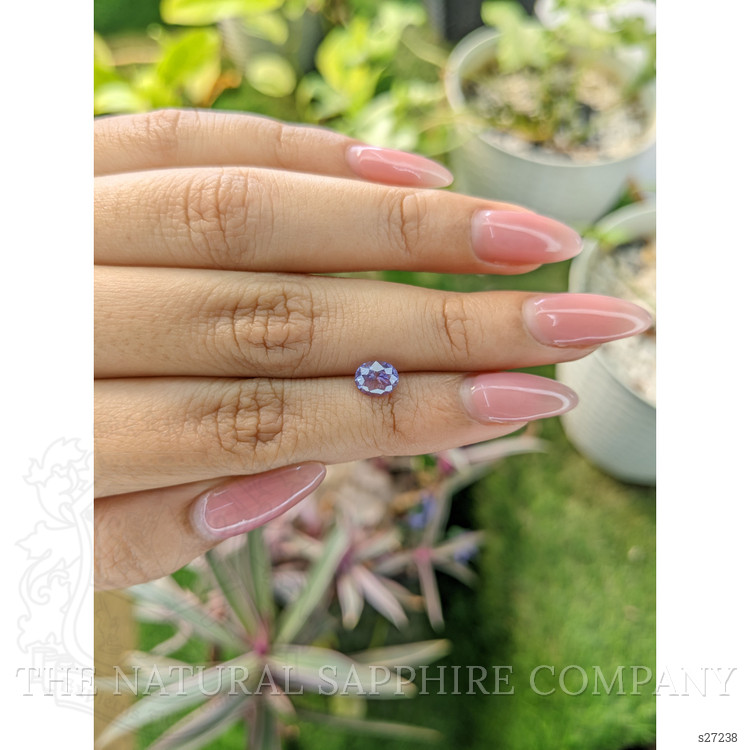 1.27 Ct. Purple Sapphire from Ceylon (Sri Lanka)