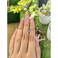 1.27 Ct. Purple Sapphire from Ceylon (Sri Lanka) Life Style