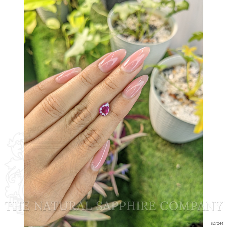 1.40 Ct. Purplish Pink Sapphire from Ceylon (Sri Lanka)