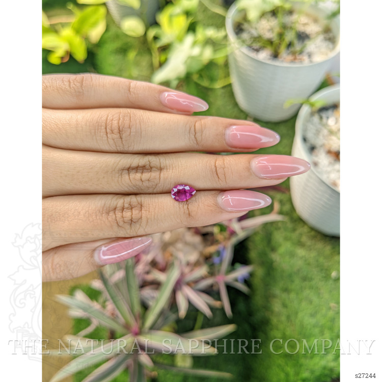 1.40 Ct. Purplish Pink Sapphire from Ceylon (Sri Lanka)