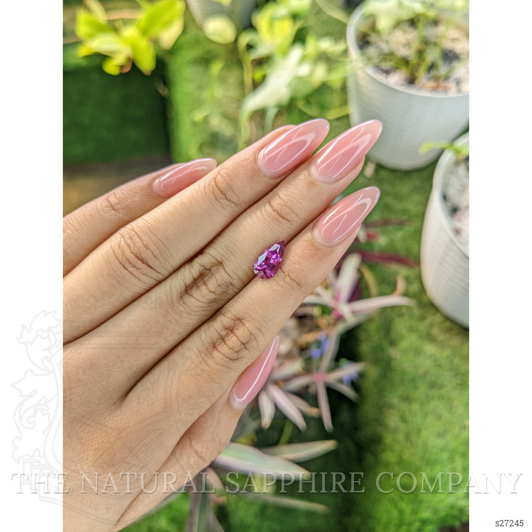 1.50 Ct. Pinkish Purple Sapphire from Ceylon (Sri Lanka)