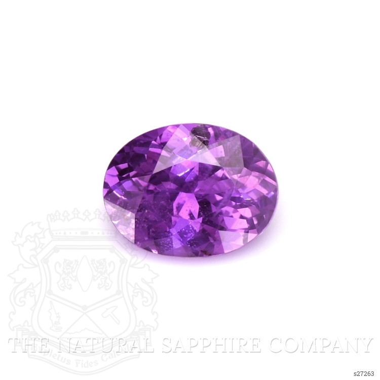 1.27 Ct. Purple Sapphire from Ceylon (Sri Lanka)