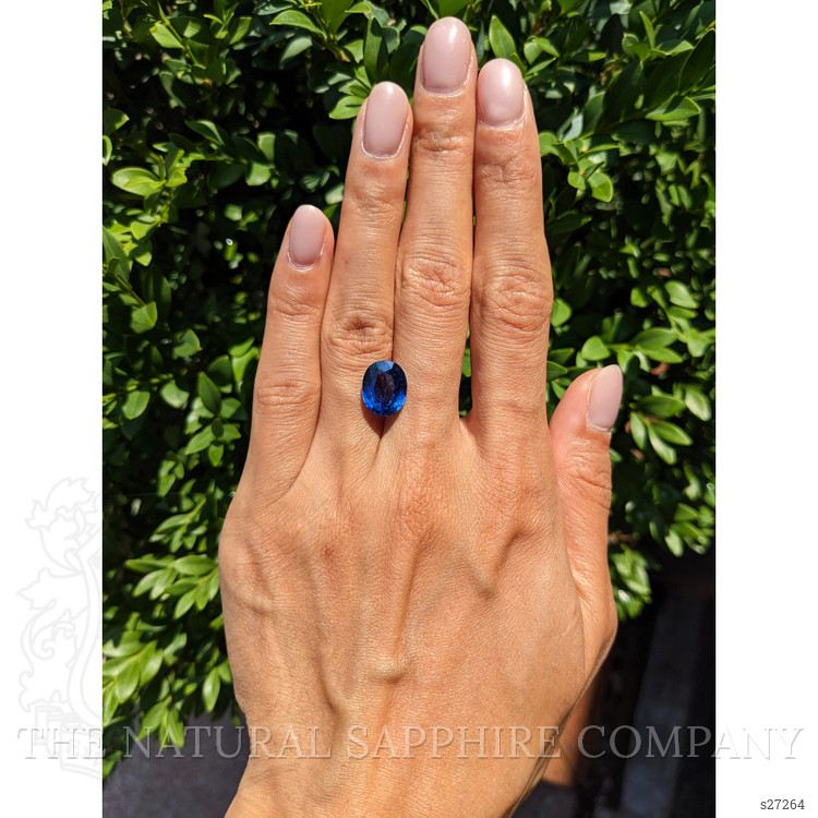 6.49 Ct. Blue Sapphire from Ceylon (Sri Lanka)