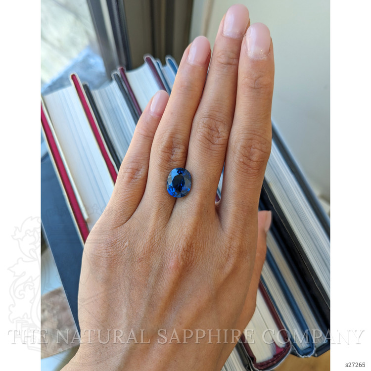 6.41 Ct. Blue Sapphire from Madagascar