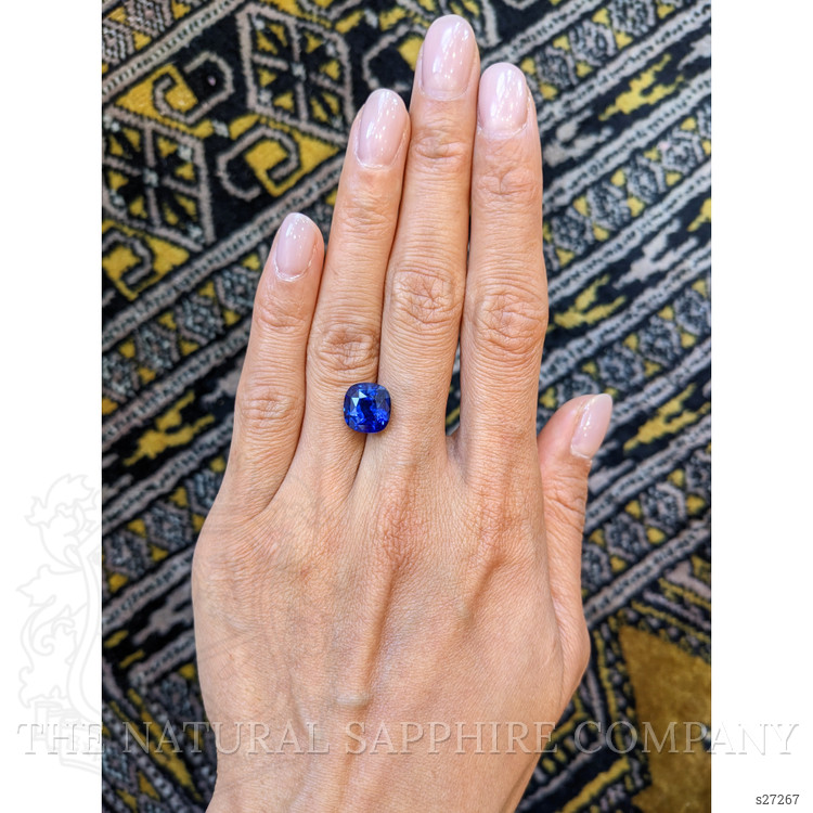 6.54 Ct. Blue Sapphire from Ceylon (Sri Lanka)