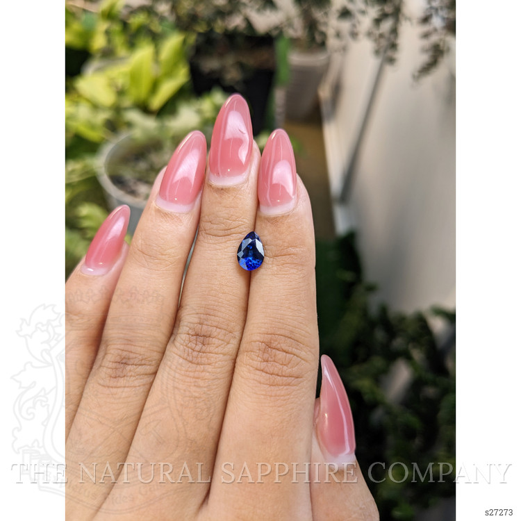 1.63 Ct. Blue Sapphire from Ceylon (Sri Lanka)