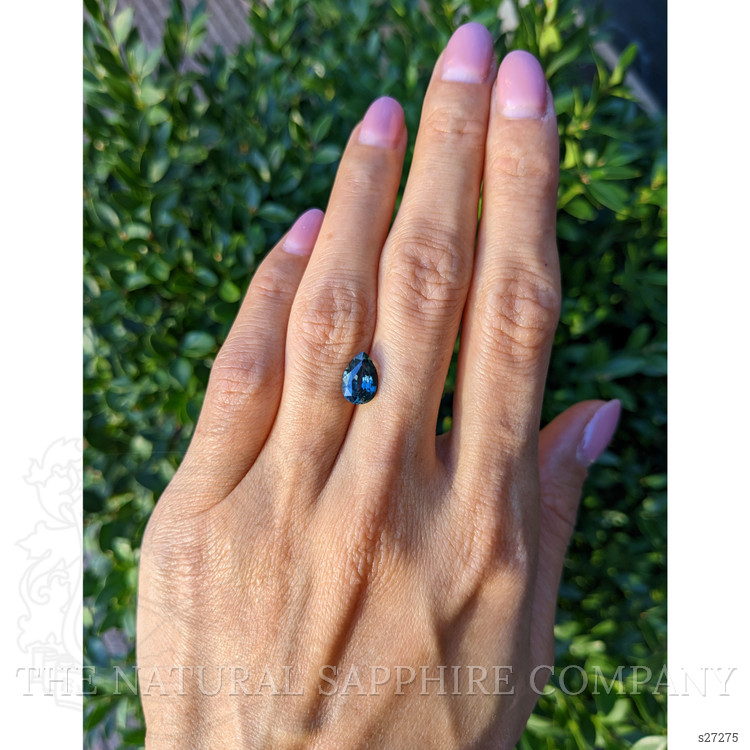2.17 Ct. Bluish Green Sapphire from Ceylon (Sri Lanka)