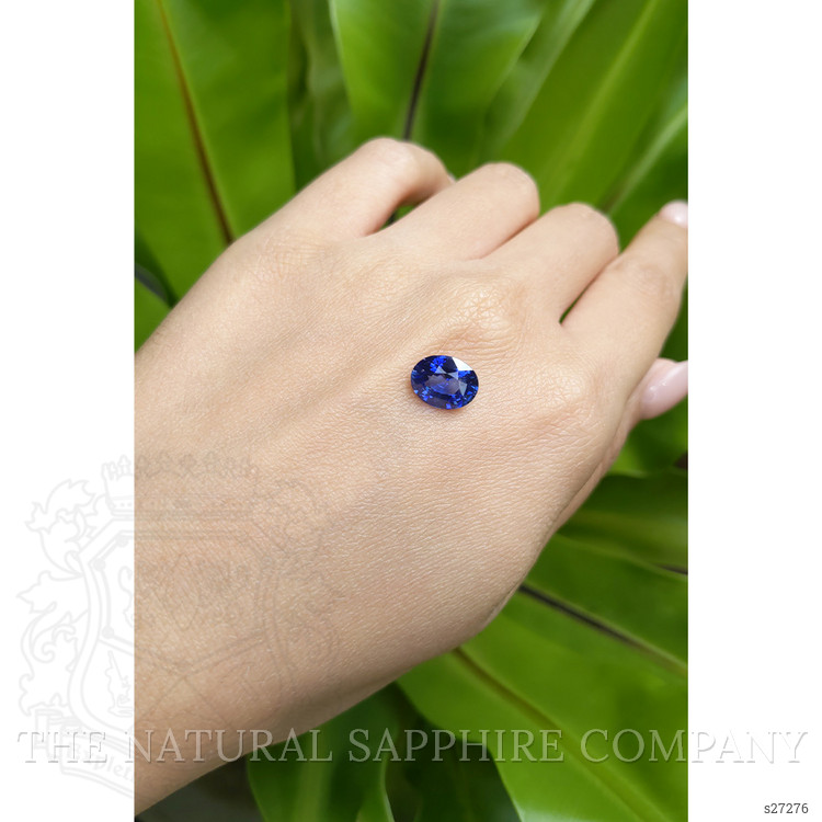 3.51 Ct. Blue Sapphire from Ceylon (Sri Lanka)