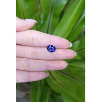 3.51 Ct. Blue Sapphire from Ceylon (Sri Lanka) Life Style