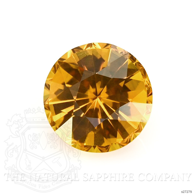 1.68 Ct. Yellowish Orange Sapphire from Ceylon (Sri Lanka)