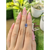 1.75 Ct. Blue Sapphire from Ceylon (Sri Lanka) Life Style