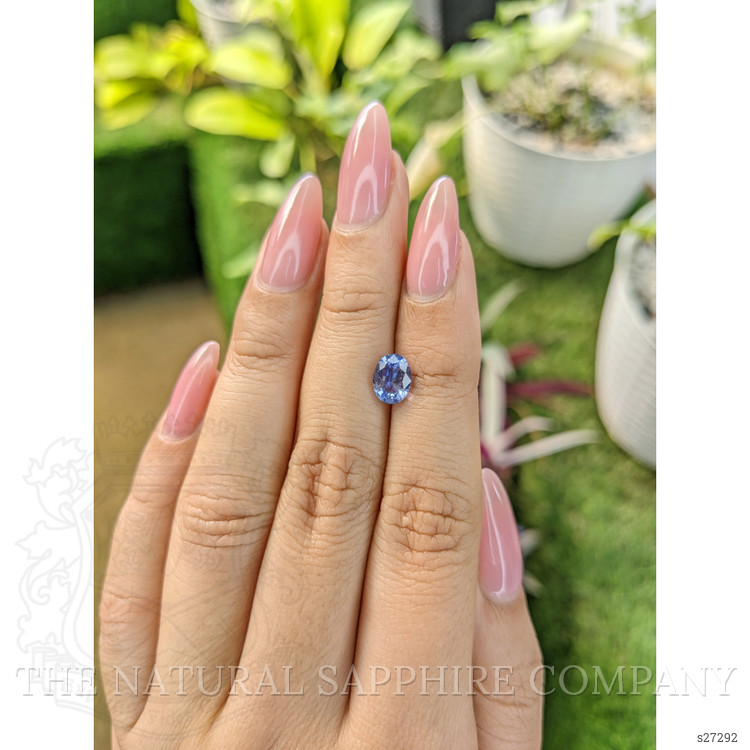 1.75 Ct. Blue Sapphire from Ceylon (Sri Lanka)