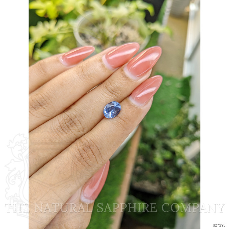 2.08 Ct. Blue Sapphire from Ceylon (Sri Lanka)