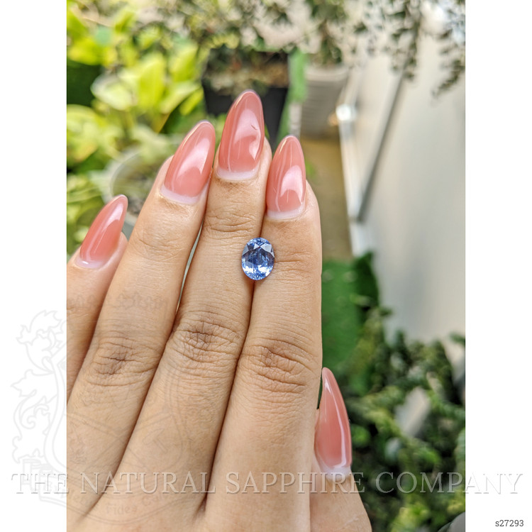2.08 Ct. Blue Sapphire from Ceylon (Sri Lanka)