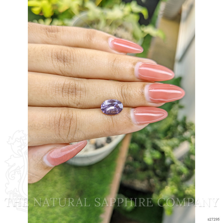 2.79 Ct. Purple Sapphire from Ceylon (Sri Lanka)