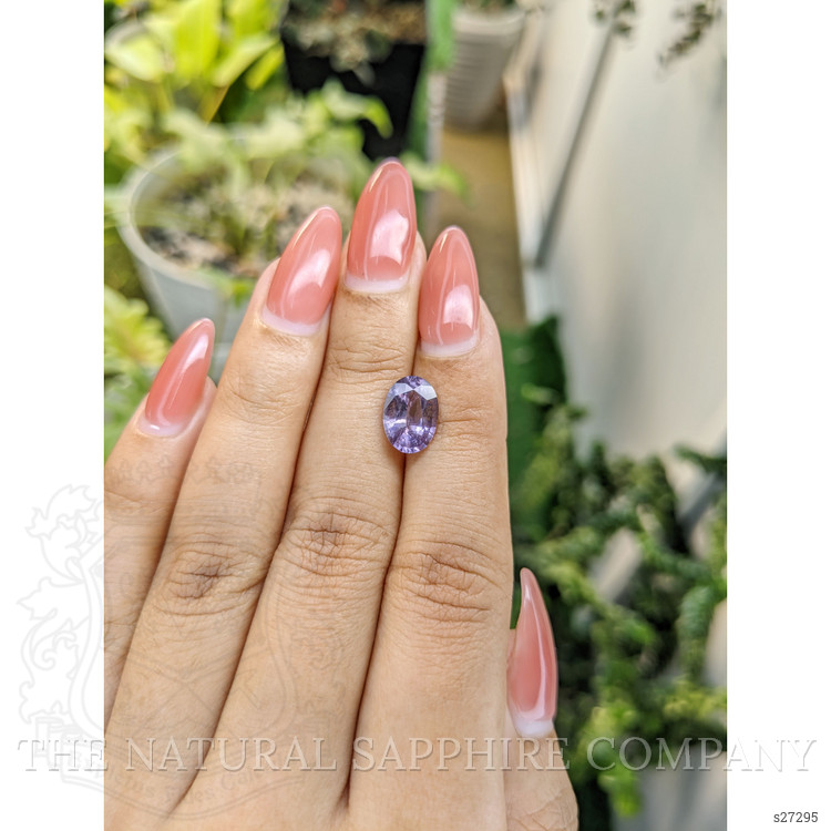 2.79 Ct. Purple Sapphire from Ceylon (Sri Lanka)
