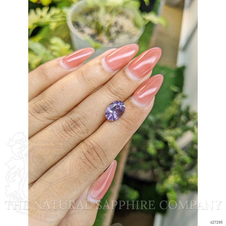 2.79 Ct. Purple Sapphire from Ceylon (Sri Lanka)