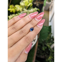 1.91 Ct. Greenish Blue Sapphire from Ceylon (Sri Lanka) Life Style