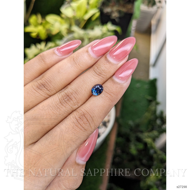 1.91 Ct. Greenish Blue Sapphire from Ceylon (Sri Lanka)