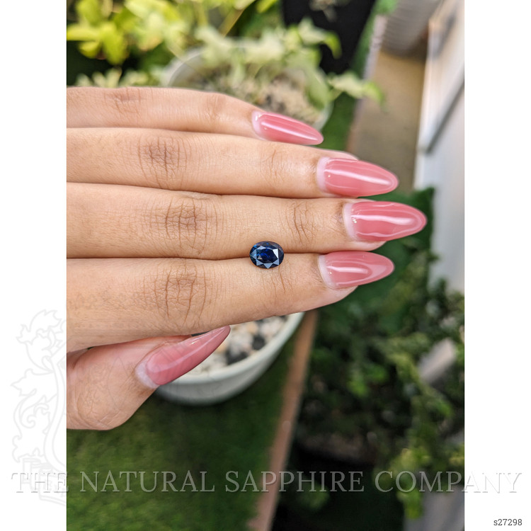 1.91 Ct. Greenish Blue Sapphire from Ceylon (Sri Lanka)