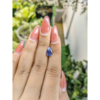 1.62 Ct. Blue Sapphire from Ceylon (Sri Lanka) Life Style