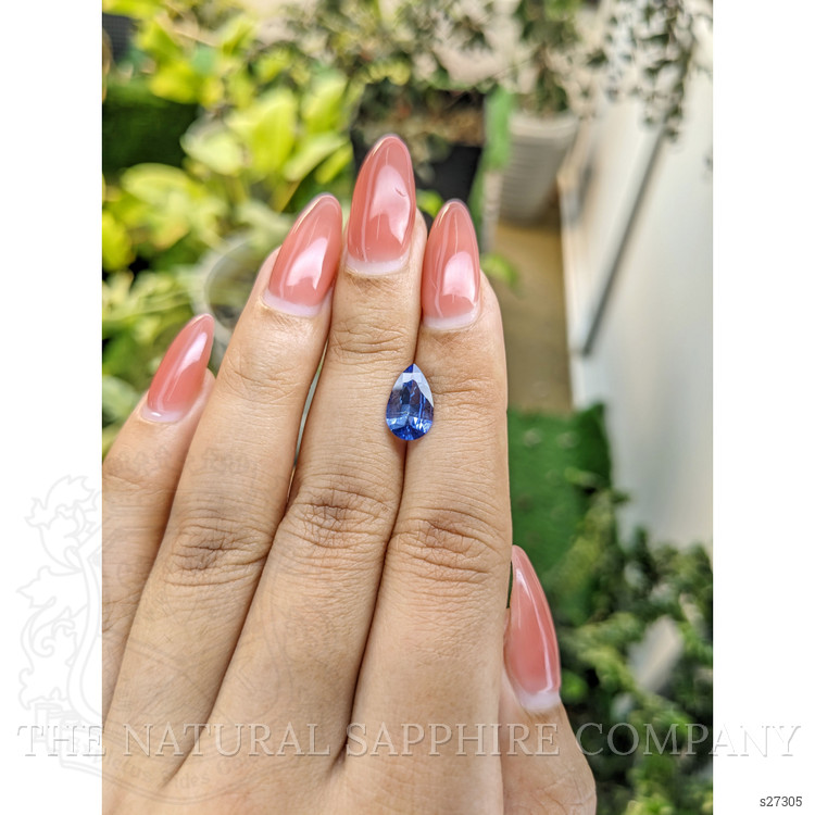 1.75 Ct. Blue Sapphire from Ceylon (Sri Lanka)