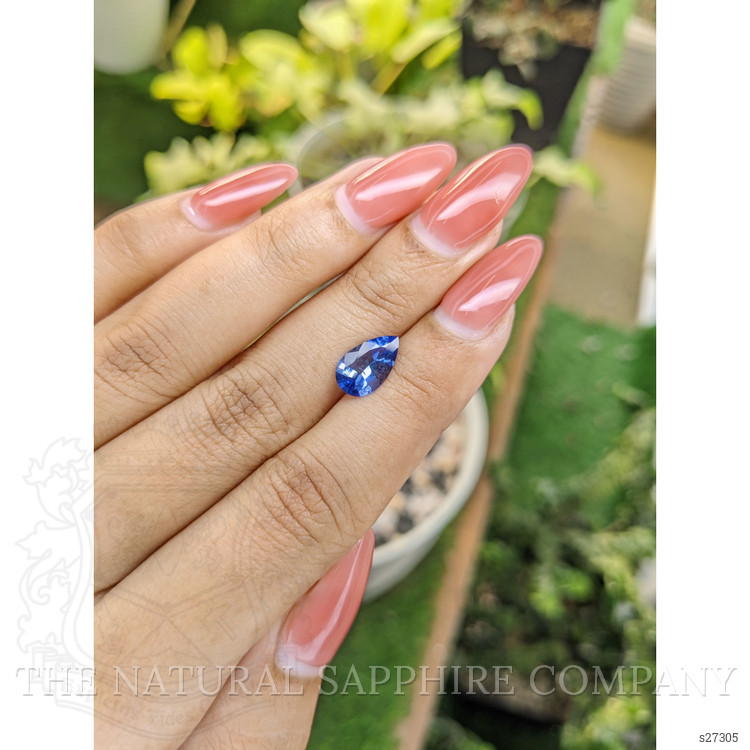 1.75 Ct. Blue Sapphire from Ceylon (Sri Lanka)