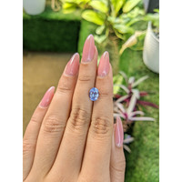 2.36 Ct. Blue Sapphire from Ceylon (Sri Lanka) Life Style