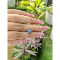 2.36 Ct. Blue Sapphire from Ceylon (Sri Lanka) Life Style