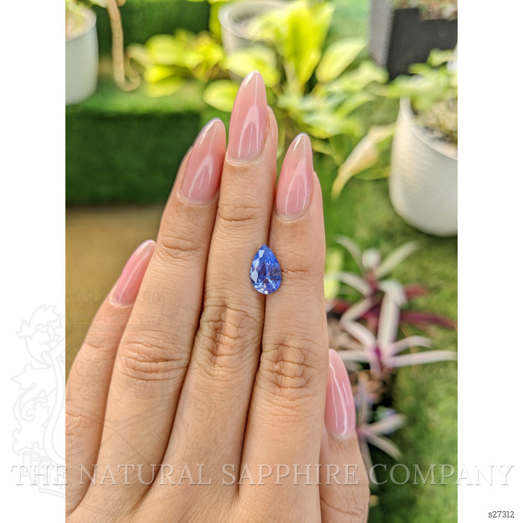 1.89 Ct. Blue Sapphire from Ceylon (Sri Lanka)
